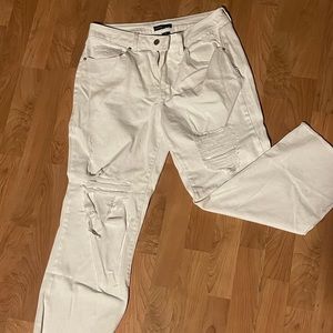 White sincerely Jules ripped jeans